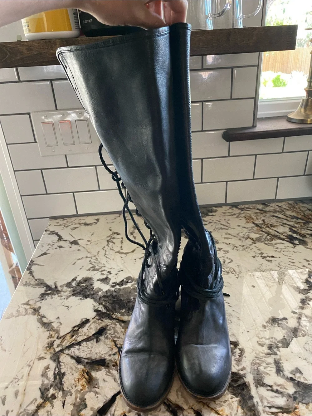 Free bird knee high boots